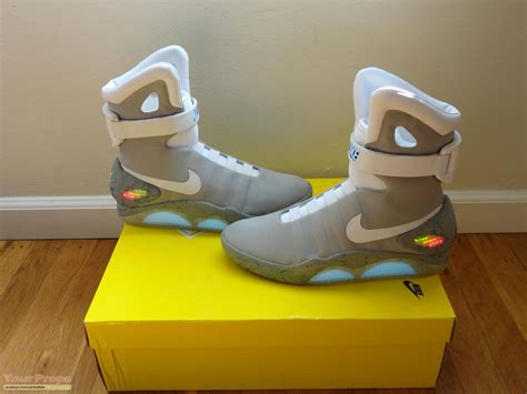 back to the future nike air mags fake|nike air mag price.